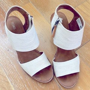 TOMS Majorca Cutout Block Heel Sandal